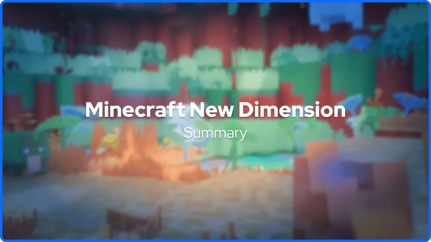 Minecraft Ny Dimension Sammanfattning