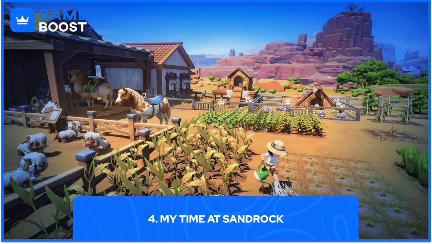 моето време в sandrock геймплей