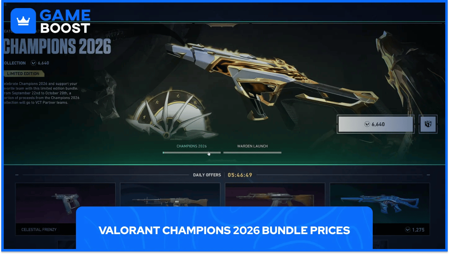 Valorant Champions 2026 Skin Bundle