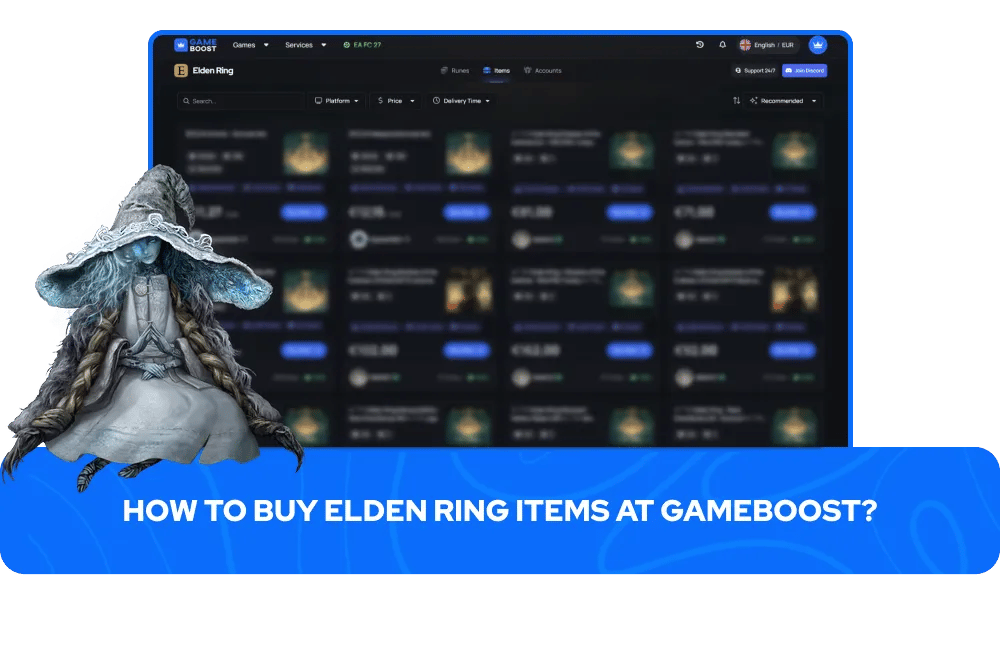 Cumpără Obiecte Elden Ring pagina GameBoost