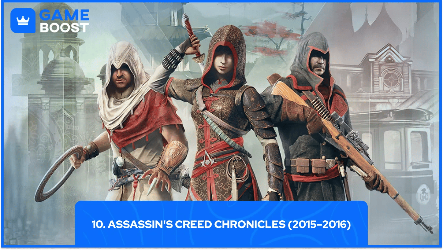 10. Assassin's Creed Chronicles (2015–2016)