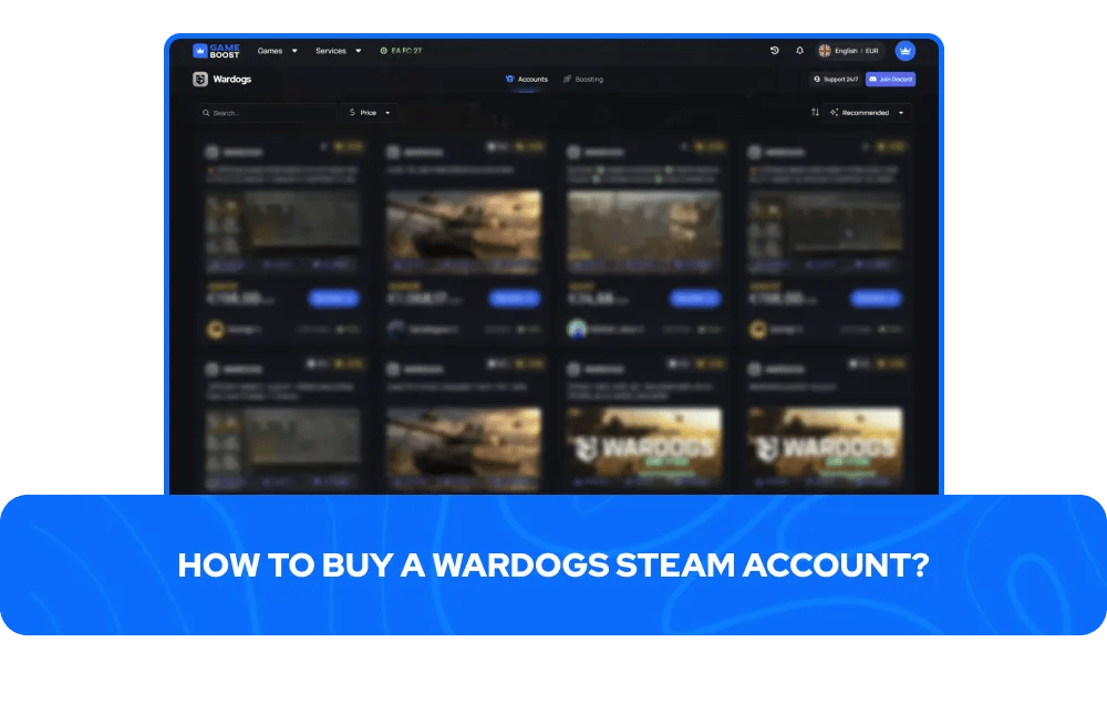 WARDOGS Steam-konto til salg