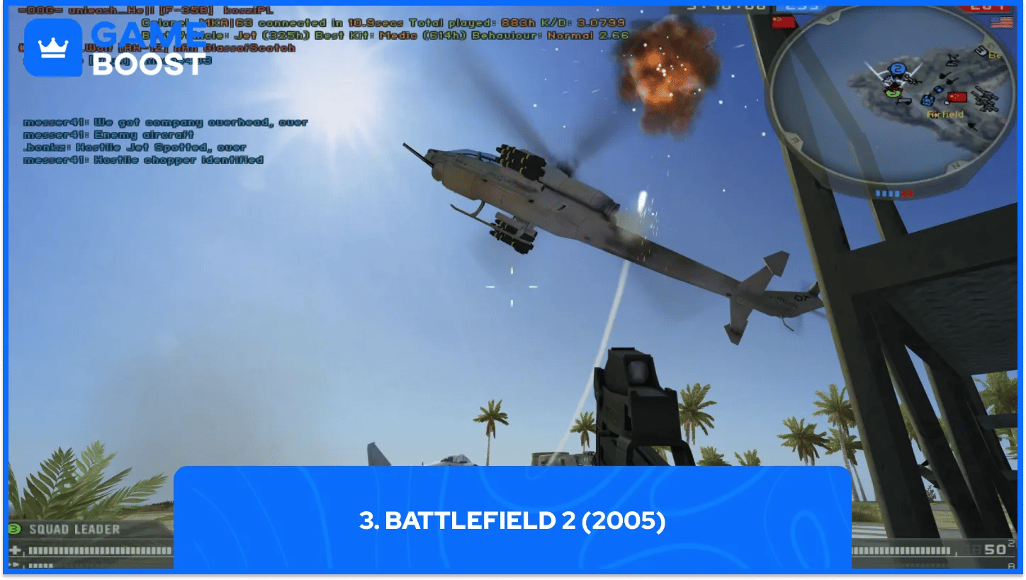 3. Battlefield 2 (2005)