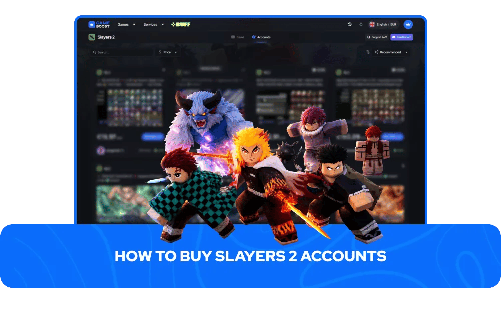 slayers 2 accounts for sale
