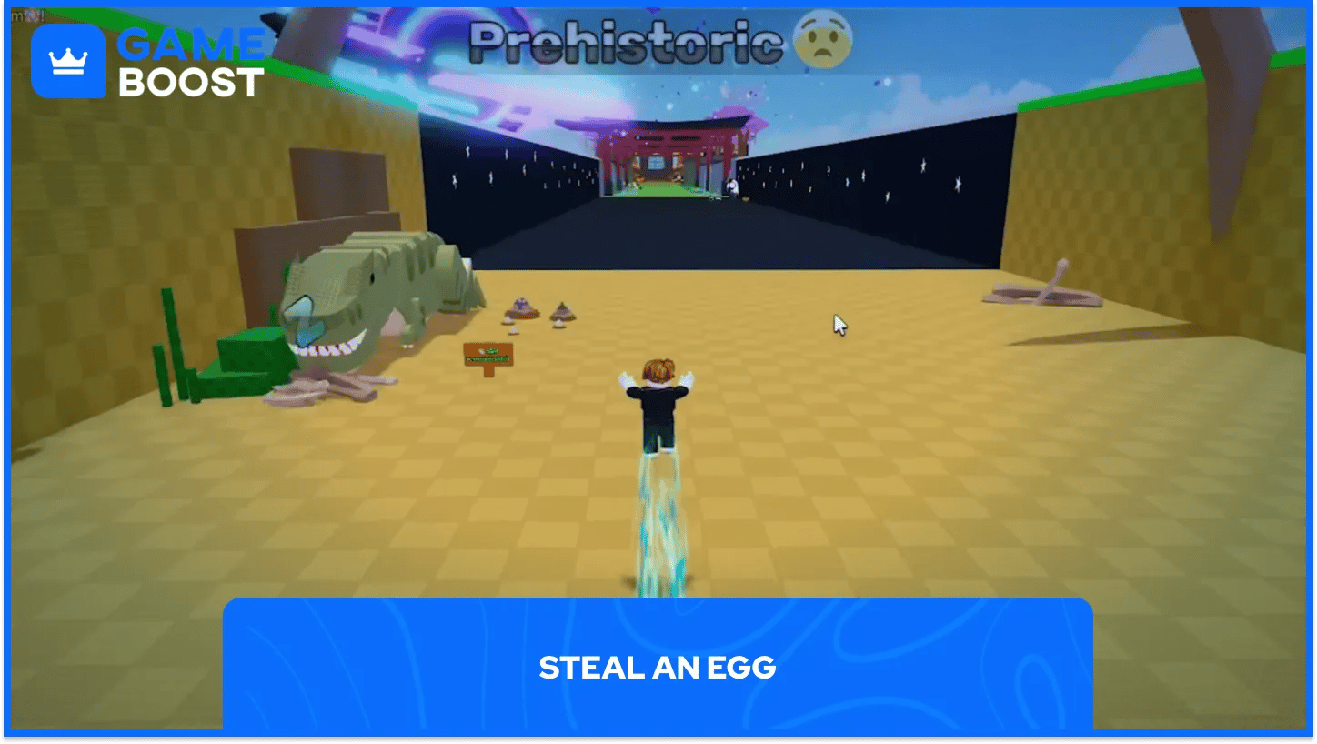 Steal an egg gameplay