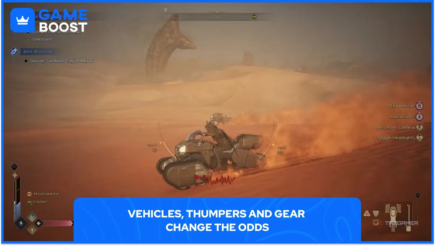 Vehicles, Thumpers and Gear Change the Odds