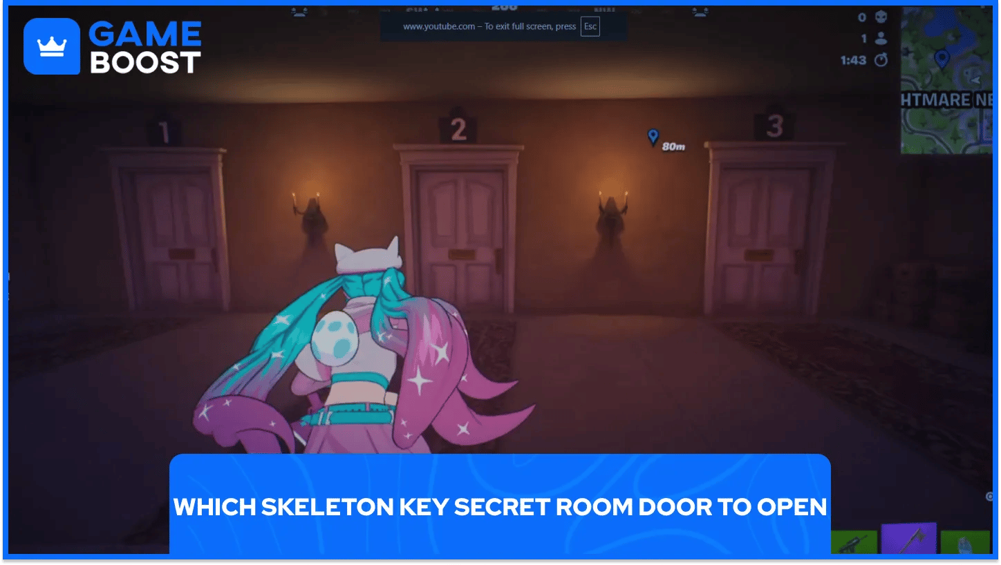 Salle secrète de la clé squelette dans Fortnite