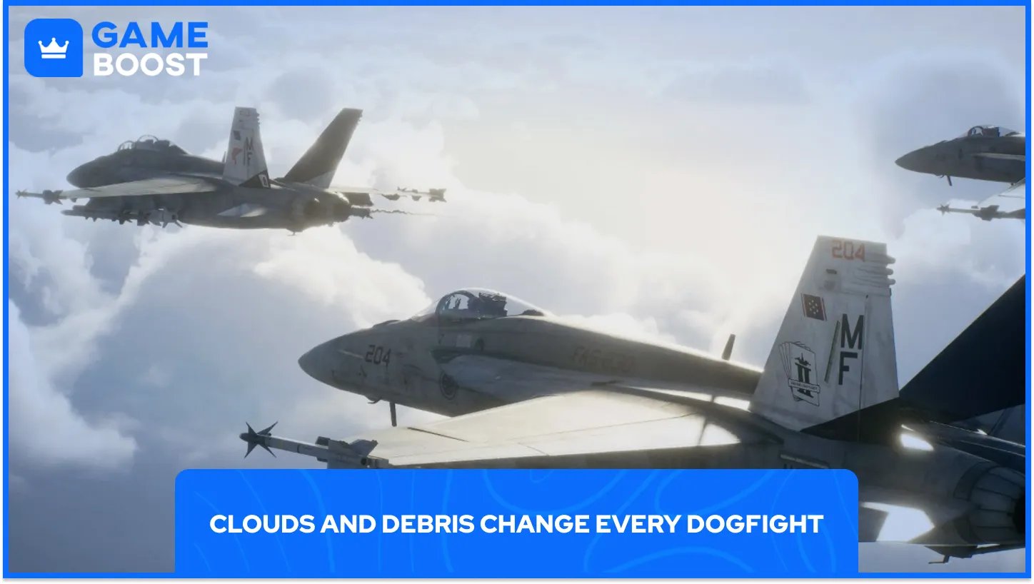 Clouds And Debris Change Every Dogfight