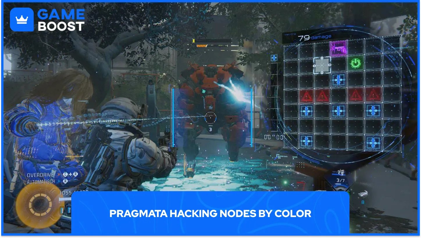 Pragmata Hacking Nodes by Color