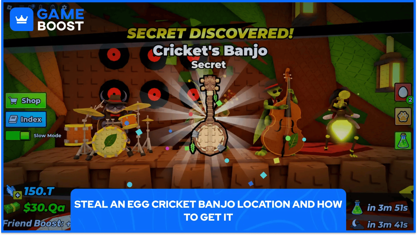 Steal an Egg Cricket Banjo