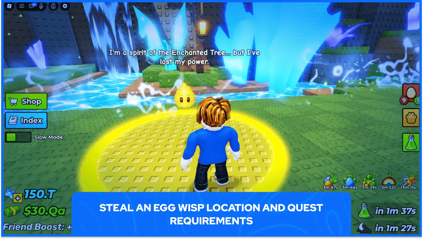 Steal an Egg Wisp Encounter