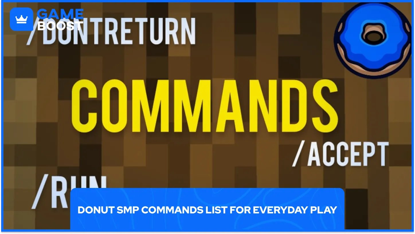 Donut SMP Commands List for Everyday Play