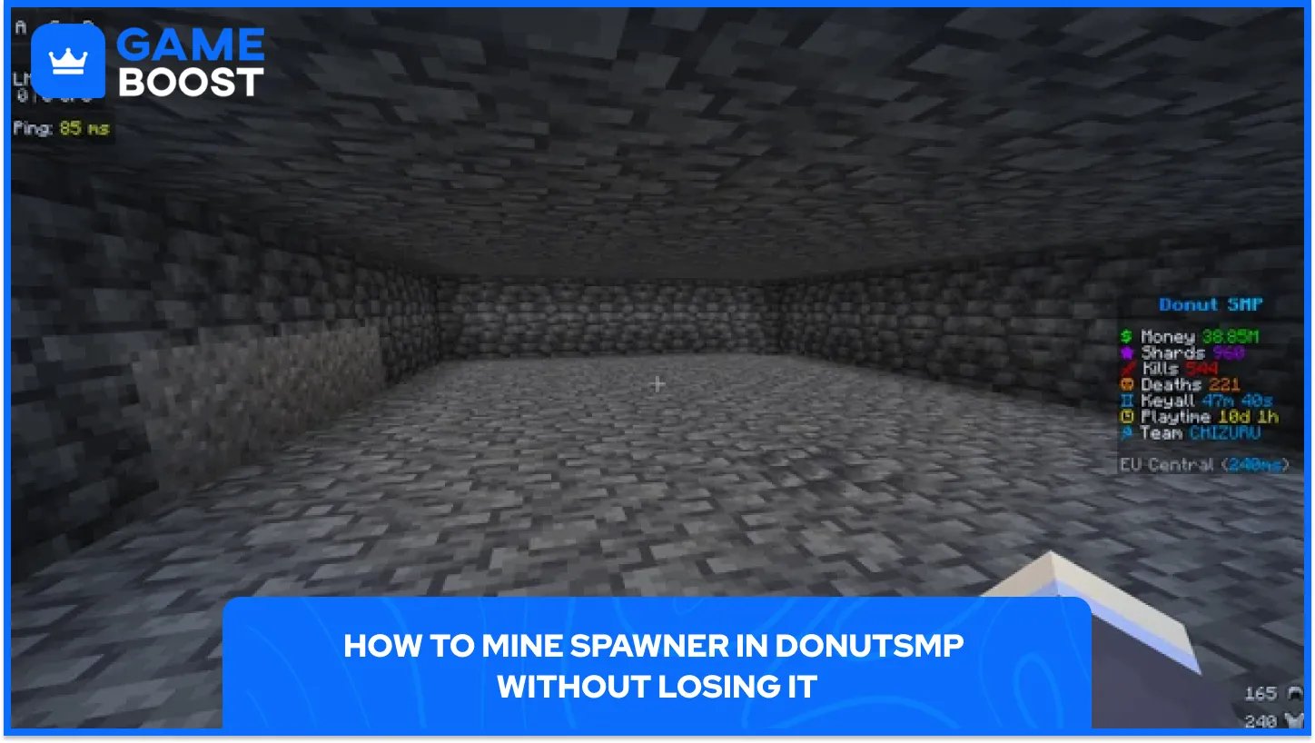 How to Mine Spawner in DonutSMP Without Losing It