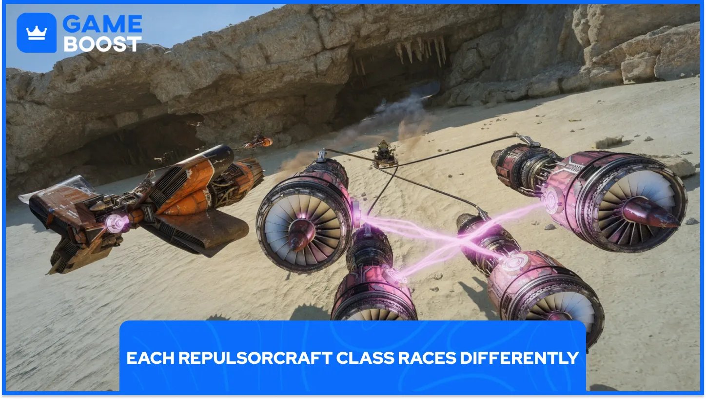 Each Repulsorcraft Class Races Differently