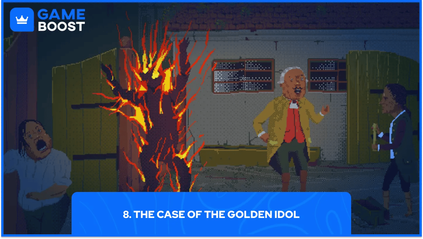 the case of the golden idol gameplay