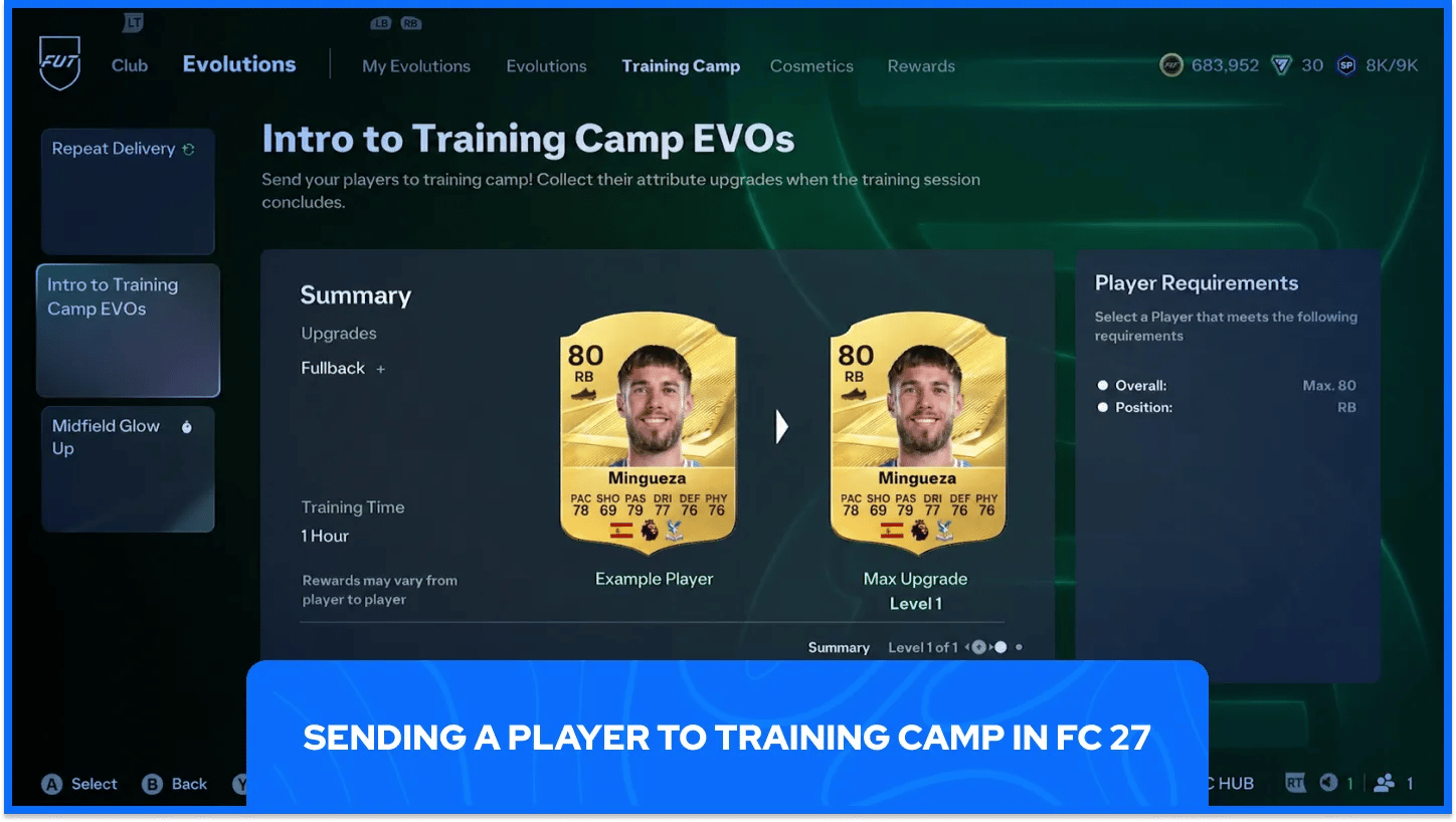 Training Camp in FC 27