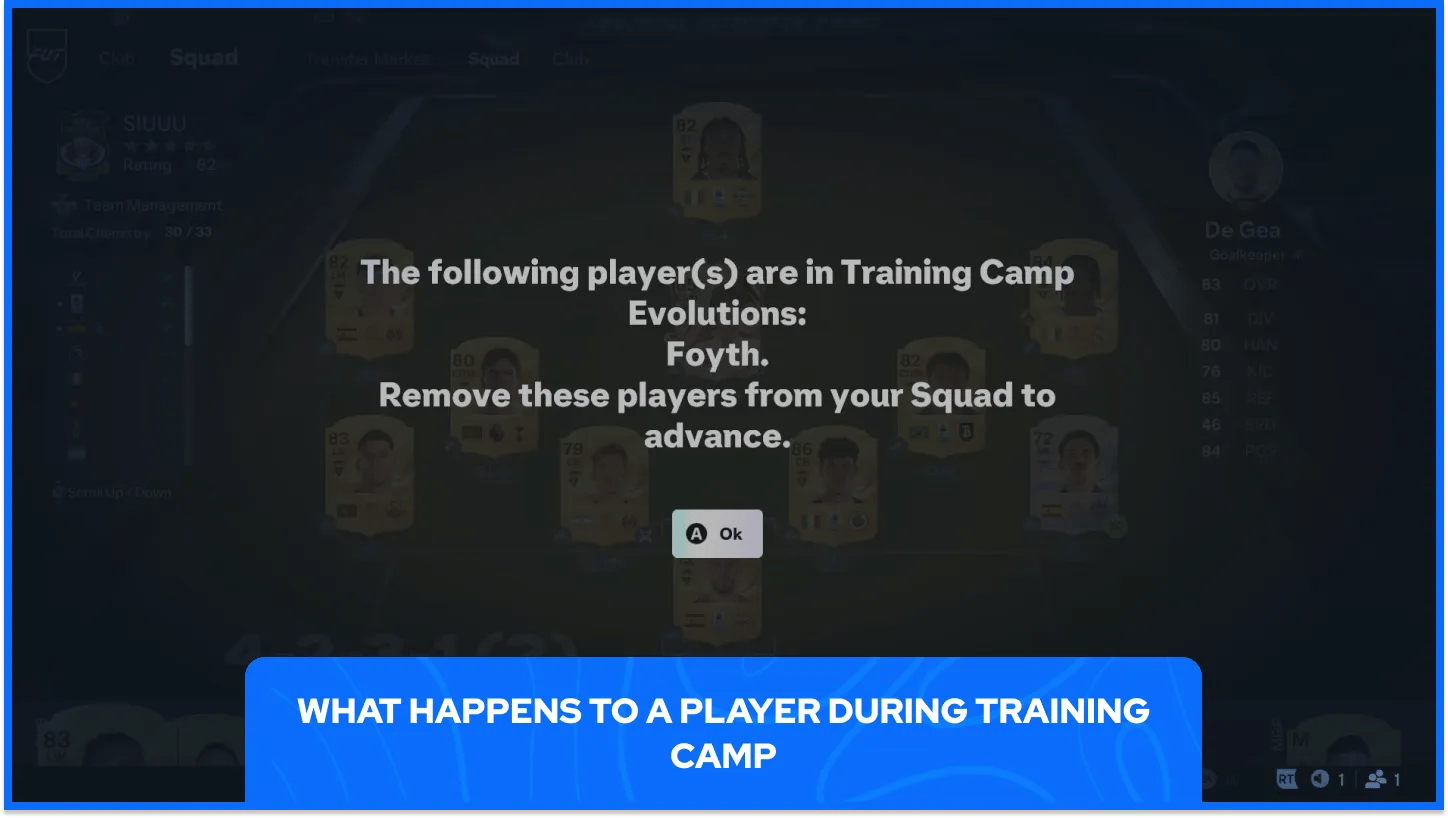 EA FC 27 Player Unavailable Due to Training Camp