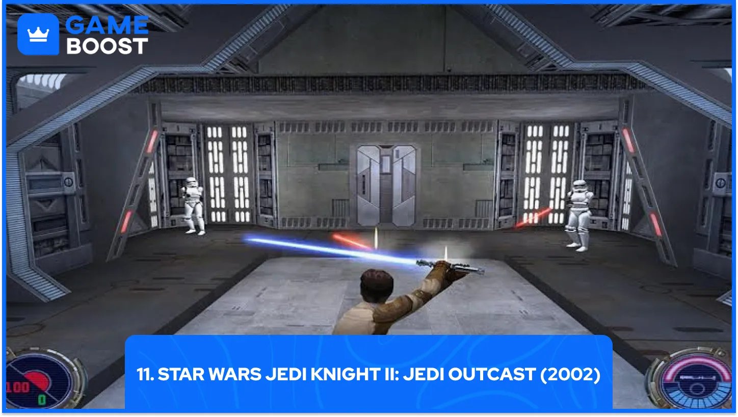 11. Star Wars Jedi Knight II: Jedi Outcast (2002)