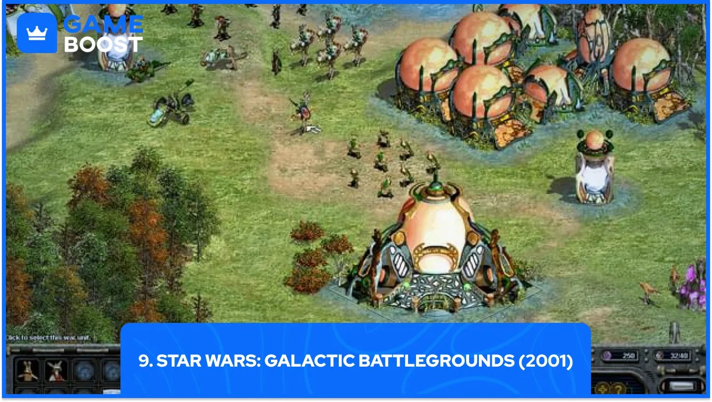 9. Star Wars: Galactic Battlegrounds (2001)