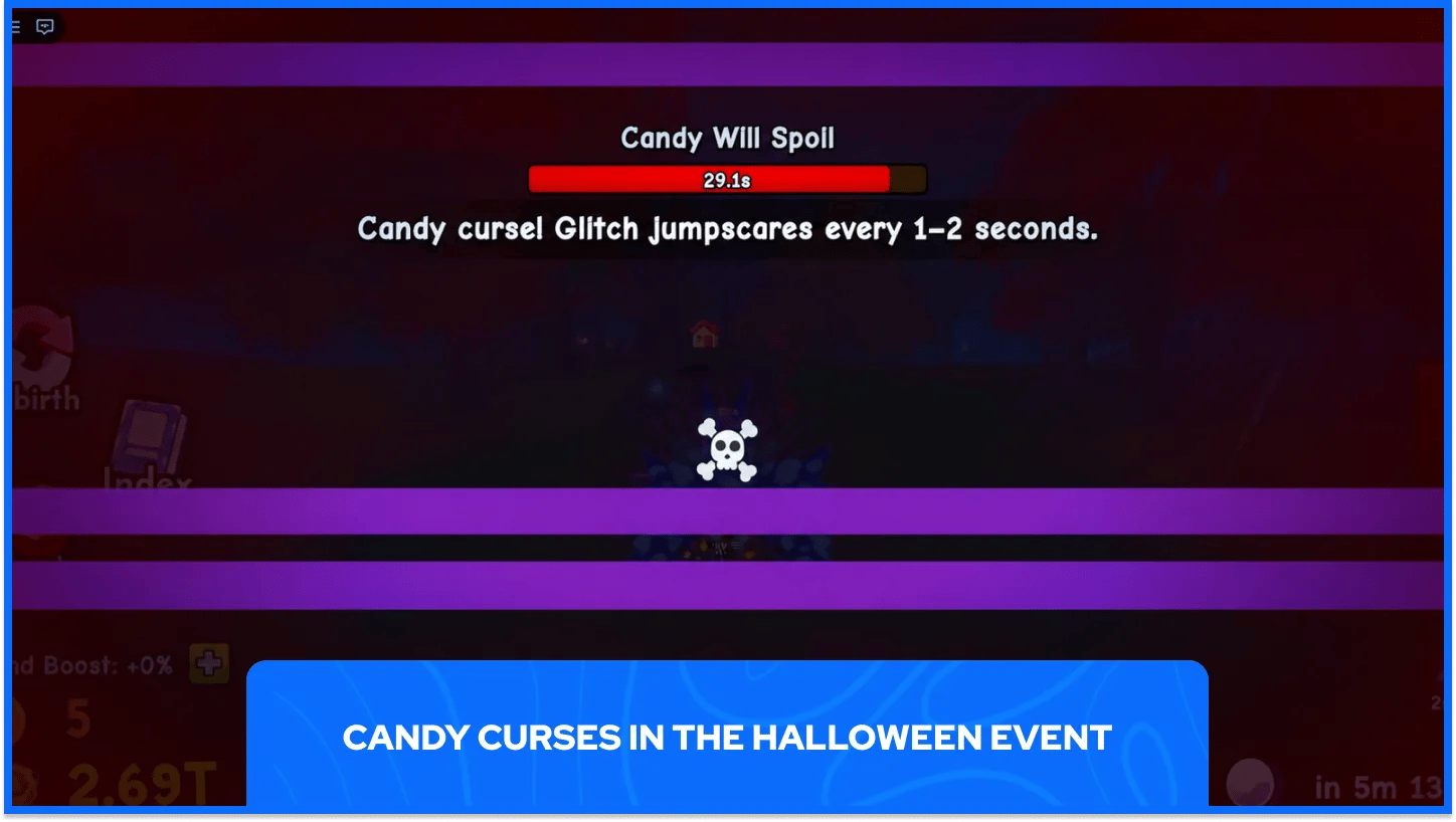 Glitch jumpscares Candy Curse