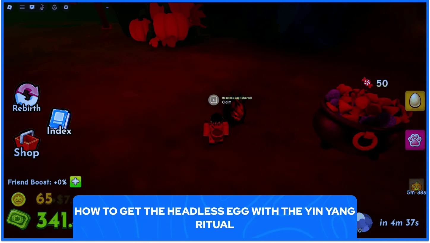 Headless Egg With the Yin Yang Ritual