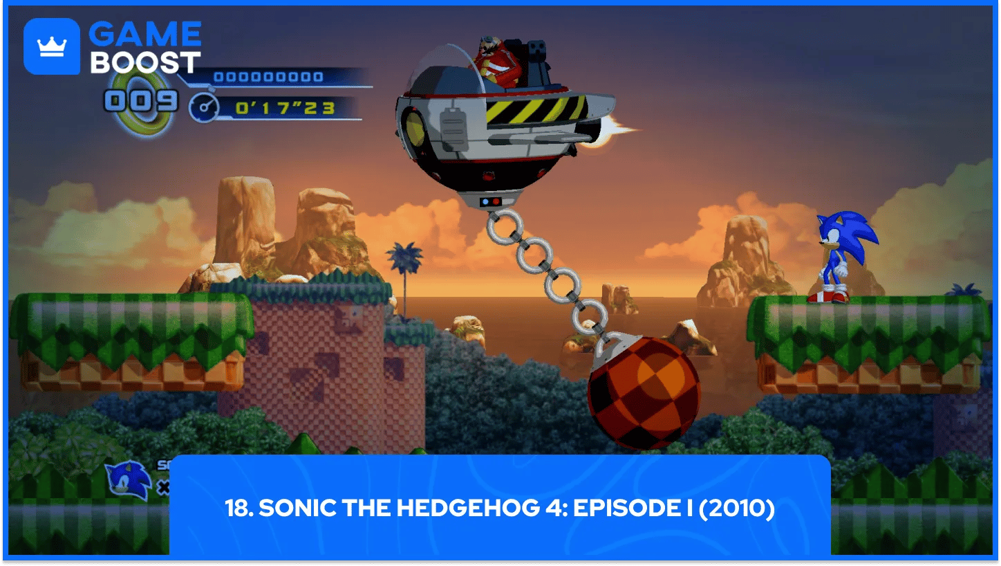 18. Sonic the Hedgehog 4: Episode I (2010)
