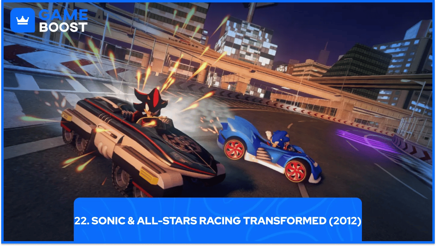 22. Sonic & All-Stars Racing Transformed (2012)
