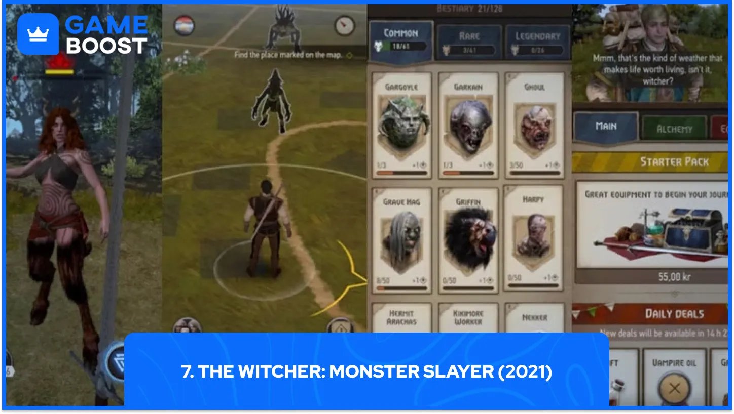 7. The Witcher: Monster Slayer (2021)