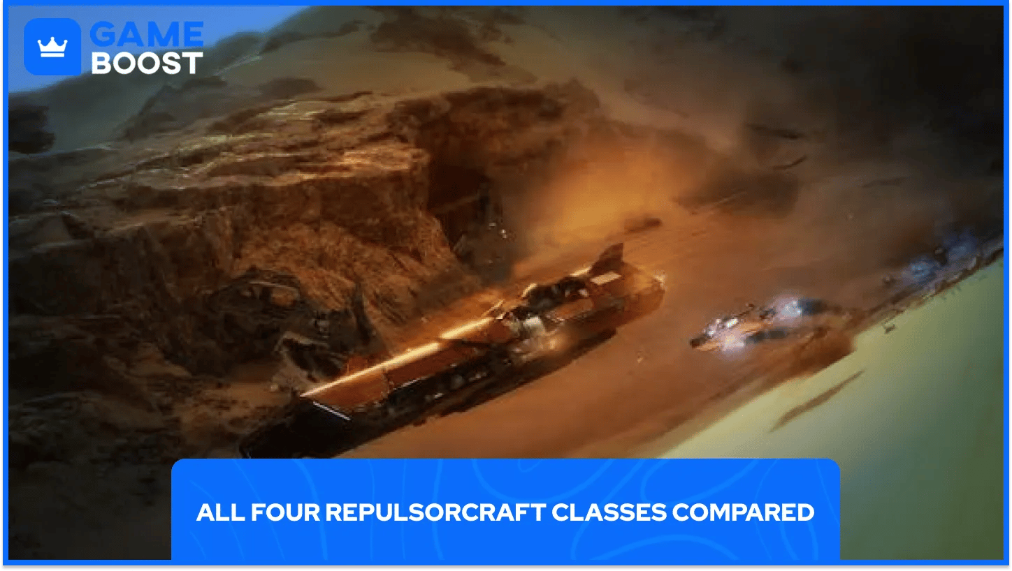 Alle vier Repulsorcraft-Klassen im Vergleich