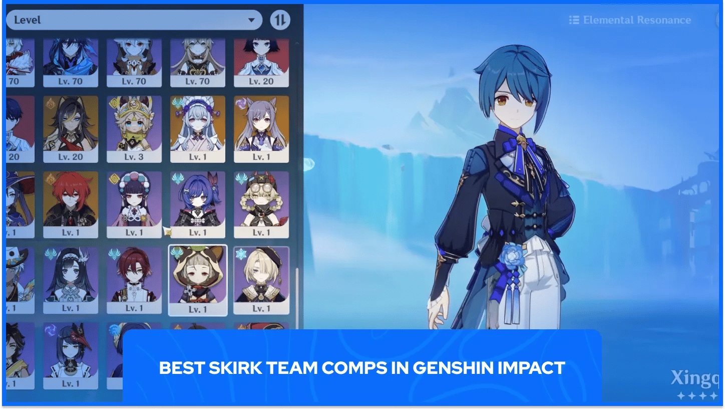 Xingqiu per la composizione del team di Skirk