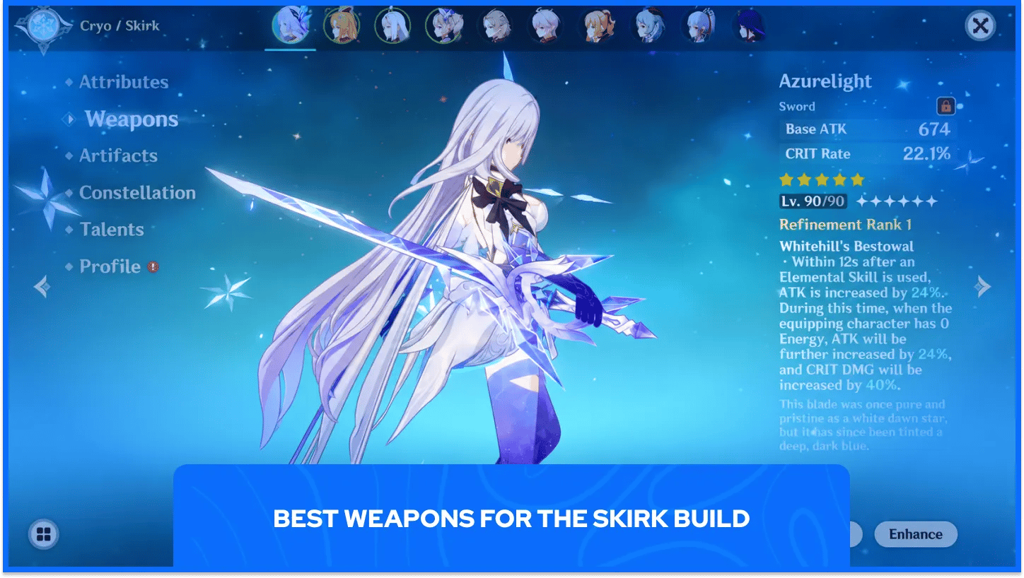 Skirk con Azurelight