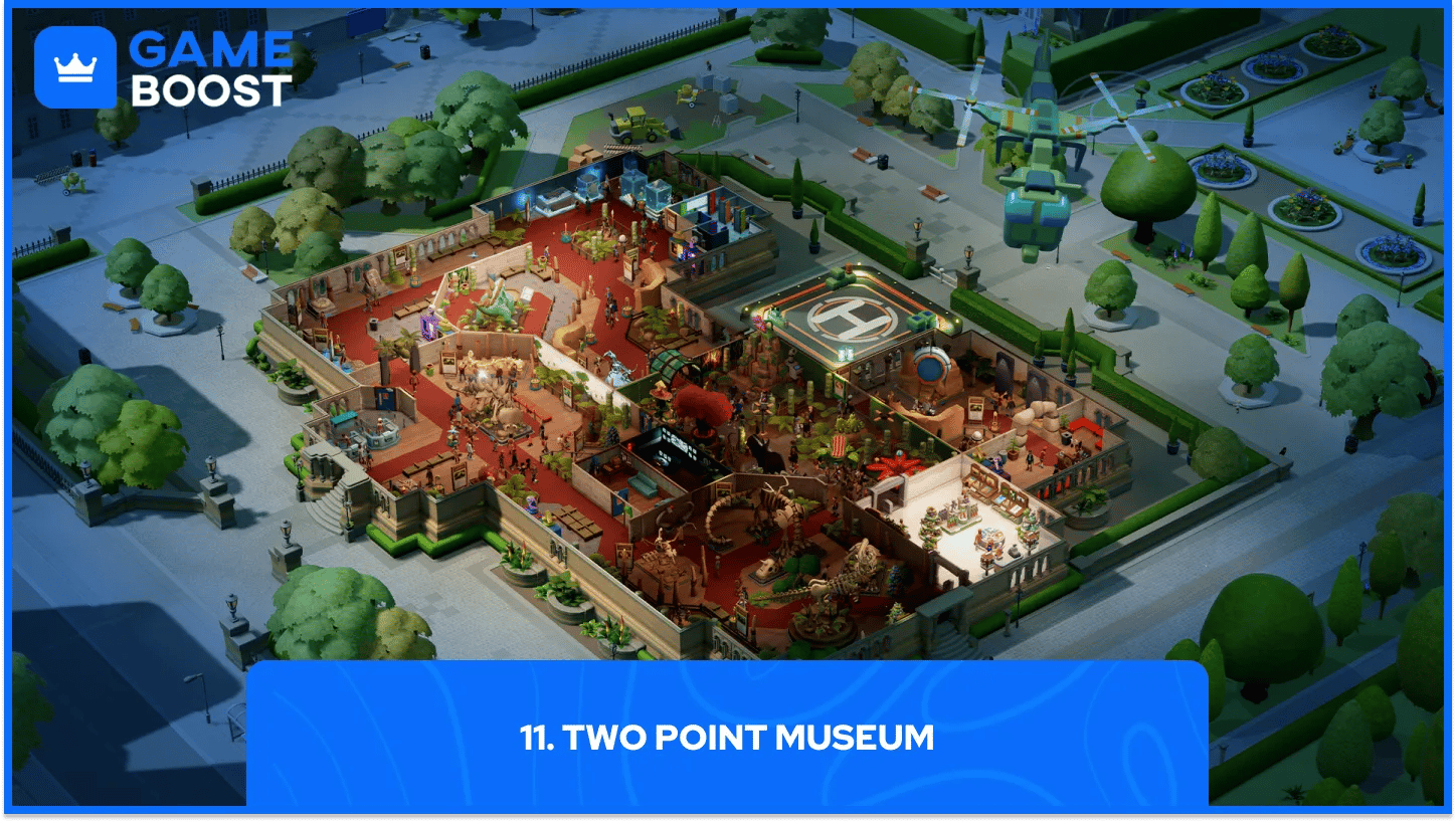 gameplay ng Two Point Museum