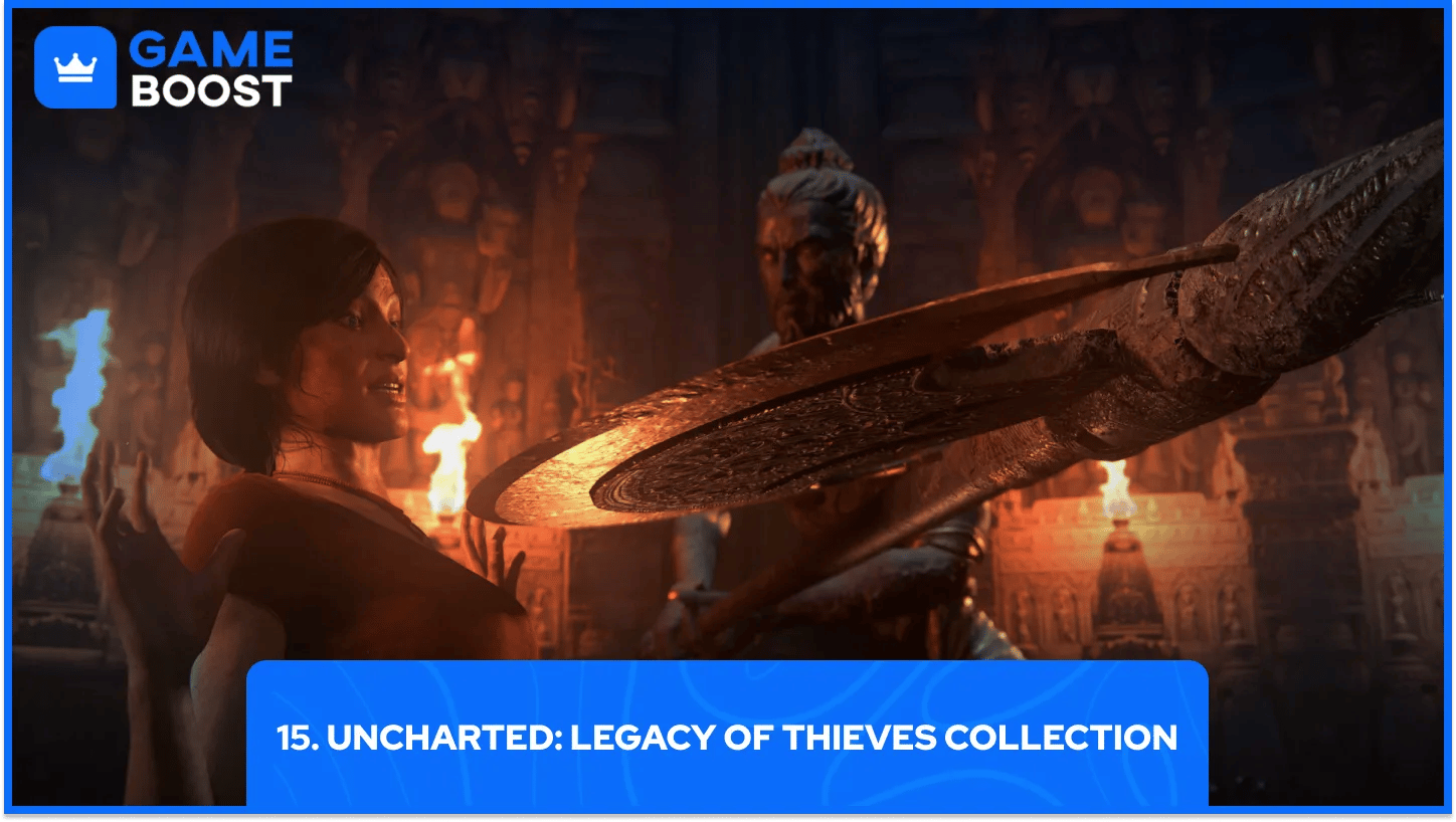 uncharted: legacy of thieves collection gameplay
