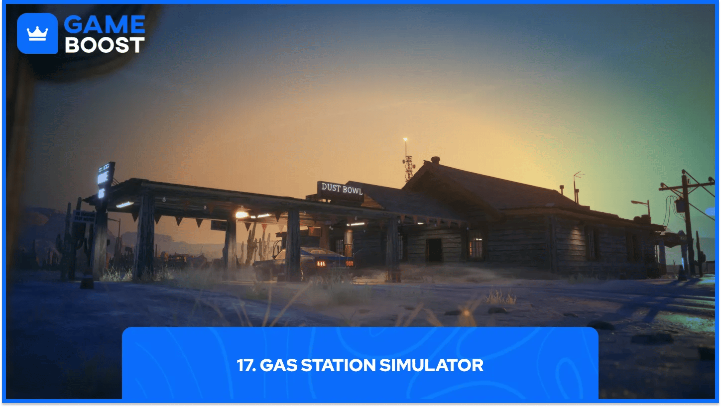 gameplay ng Gas Station Simulator
