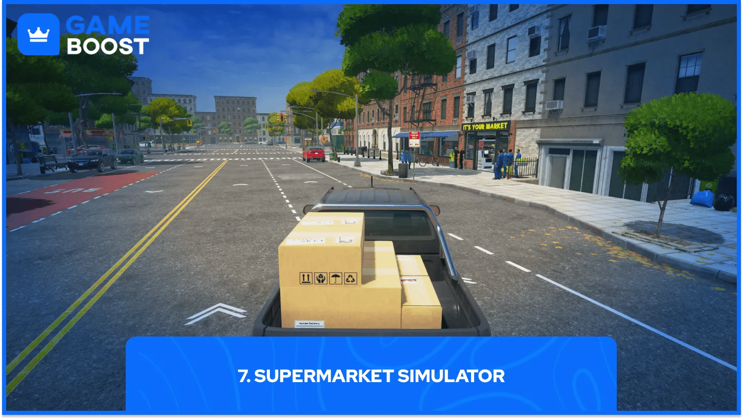 gameplay ng Supermarket Simulator