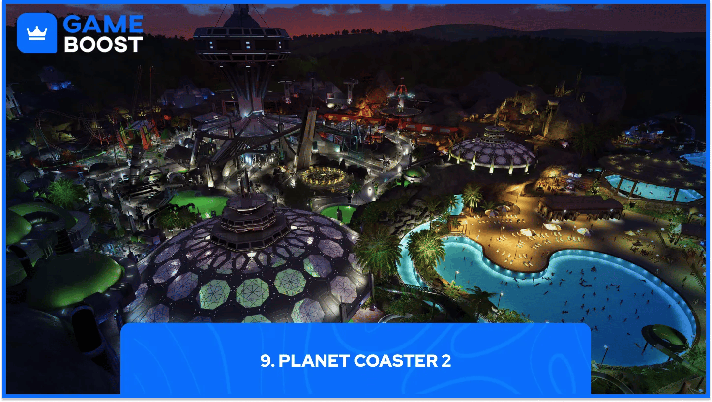 gameplay ng Planet Coaster 2