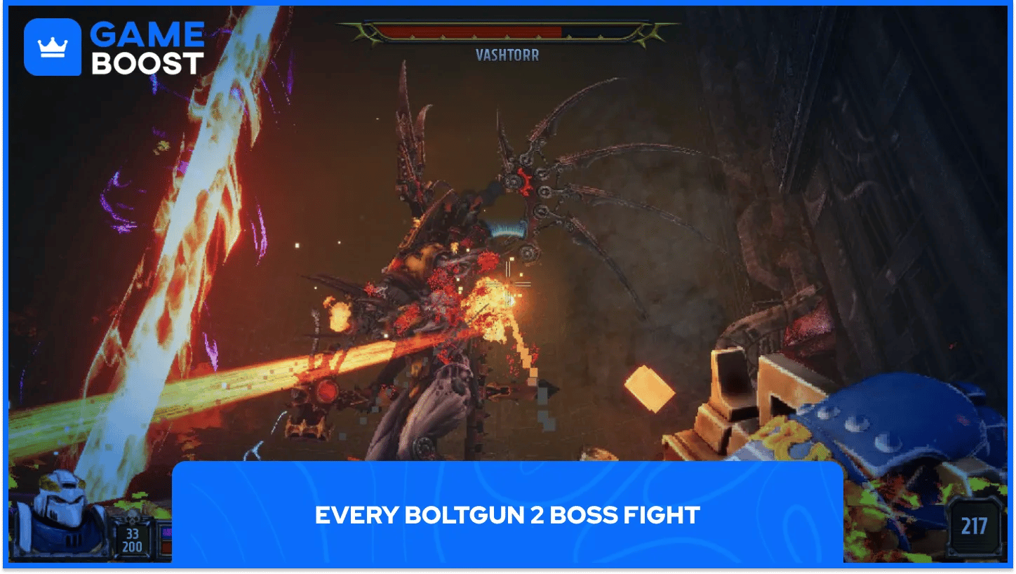 Alle boss fights in Boltgun 2