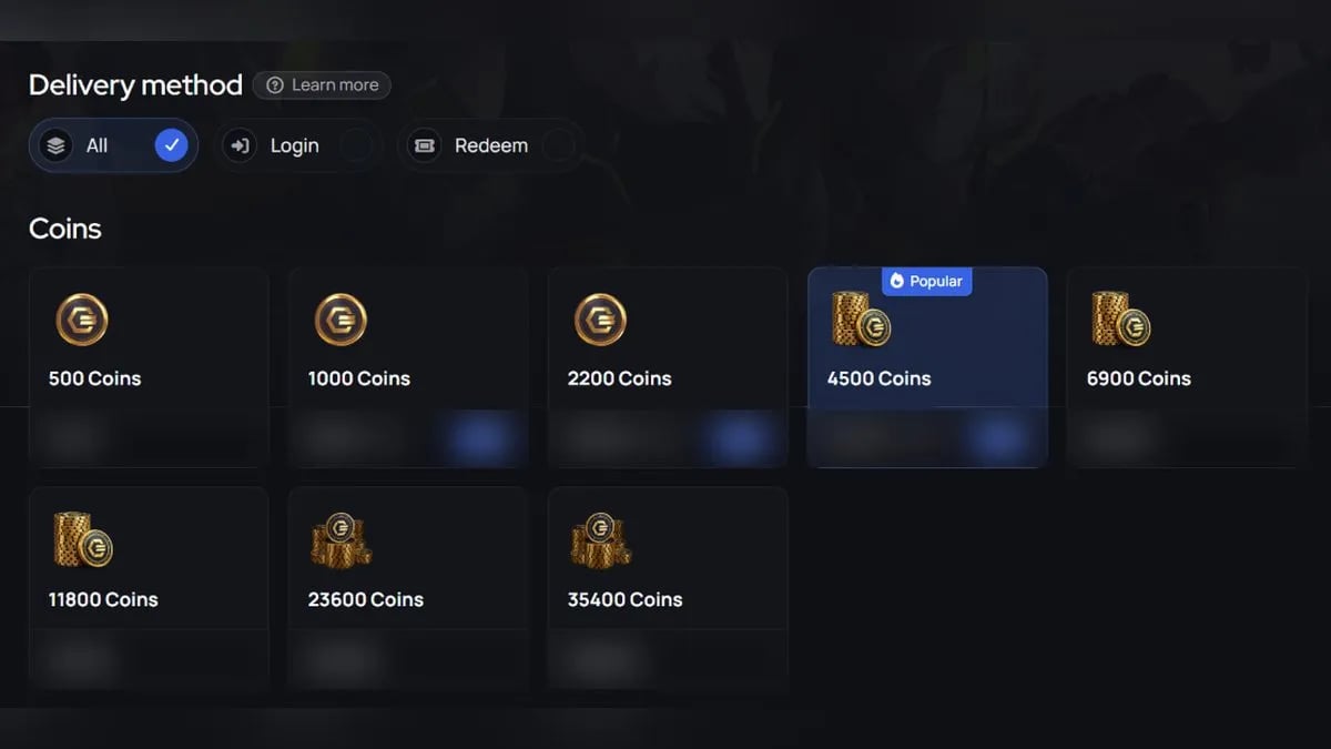 GameBoost《守望先锋》金币礼包