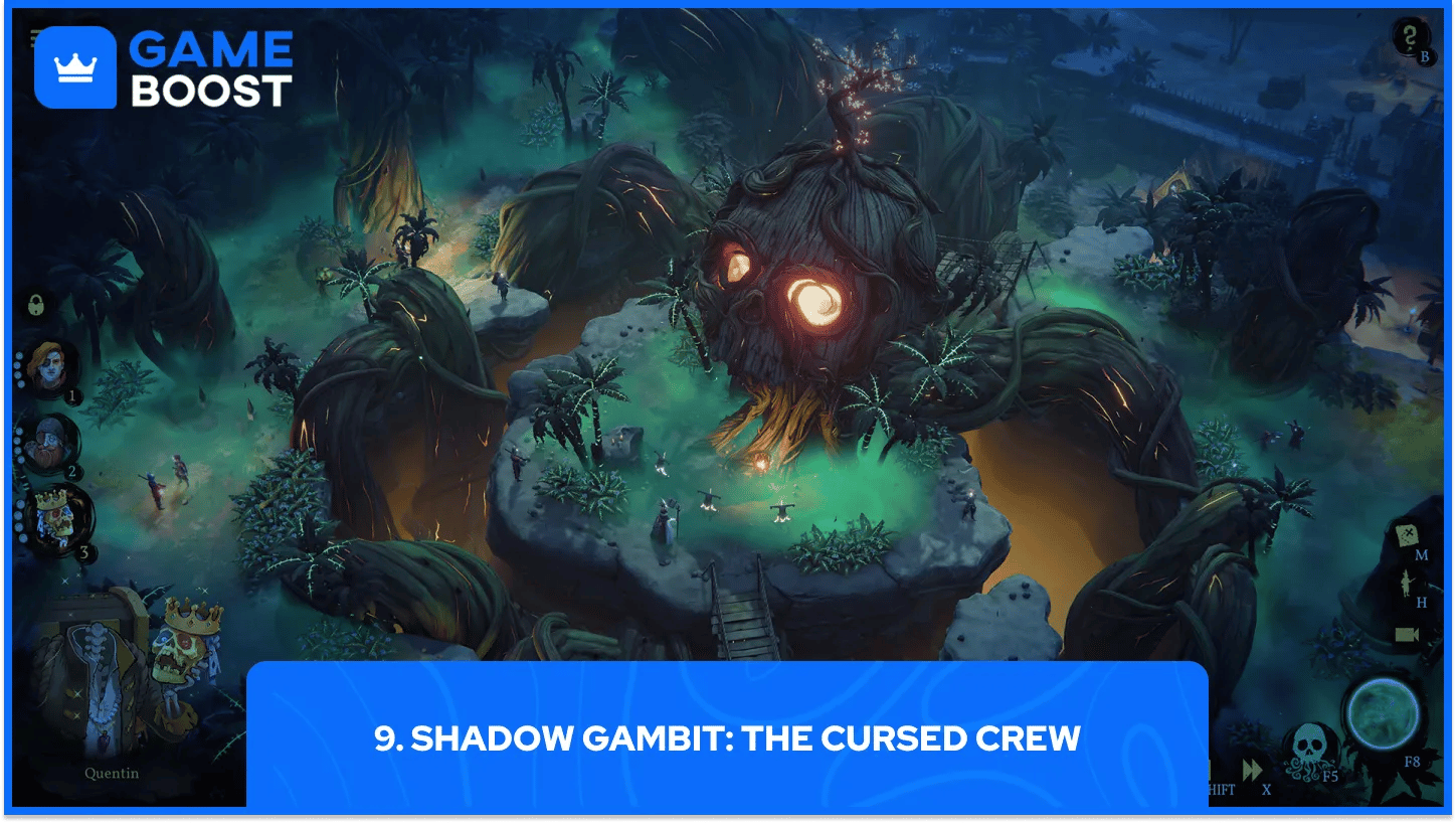 shadow gambit: the cursed crew gameplay