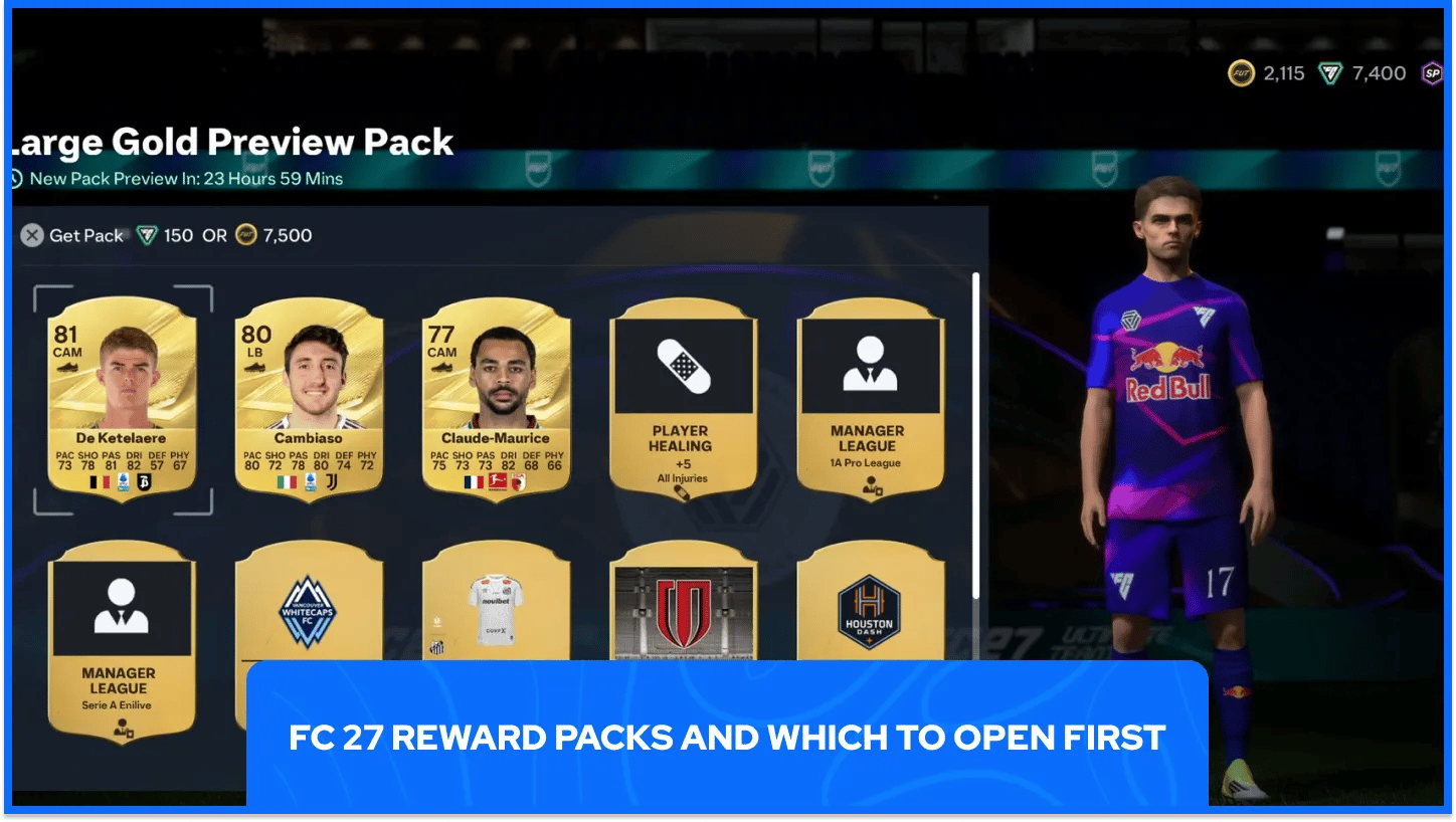 FC 27 Large Gold Preview Pack Rewards