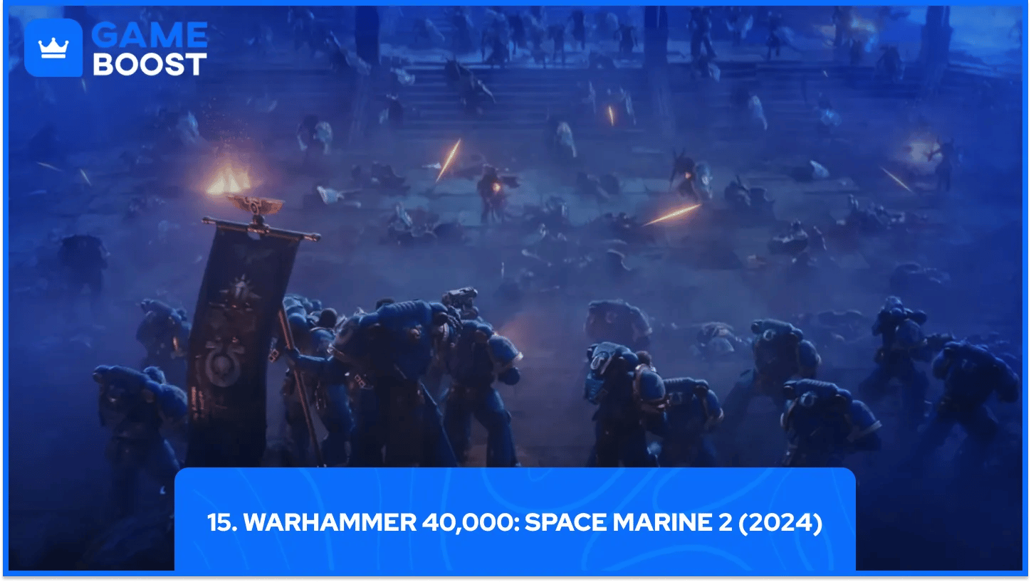 15. Warhammer 40,000: Space Marine 2 (2024)