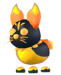 Adopt Me Burning Bunny pet