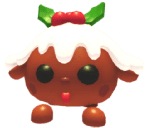 Adopt Me Christmas Pudding Pup pet