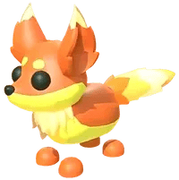Adopt Me Flaming Fox pet