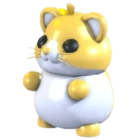 Adopt Me Golden Hamster pet