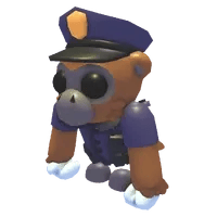 Adopt Me Officer Gibbon pet