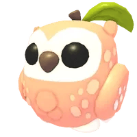 Adopt Me Peach Owl pet