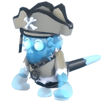 Adopt Me Pirate Ghost Capuchin Monkey pet
