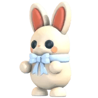 Adopt Me White Choccybunny pet
