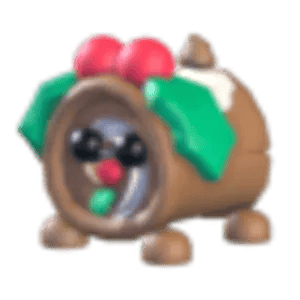 Adopt Me Yule Log Dog pet
